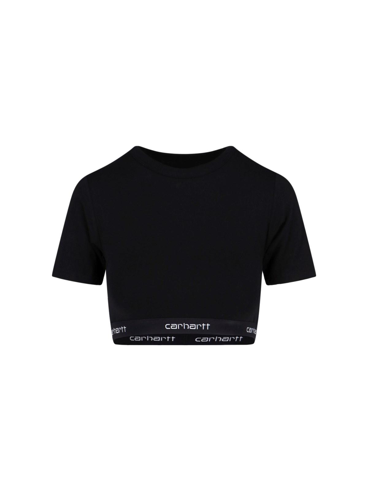 'W' Script' crop top