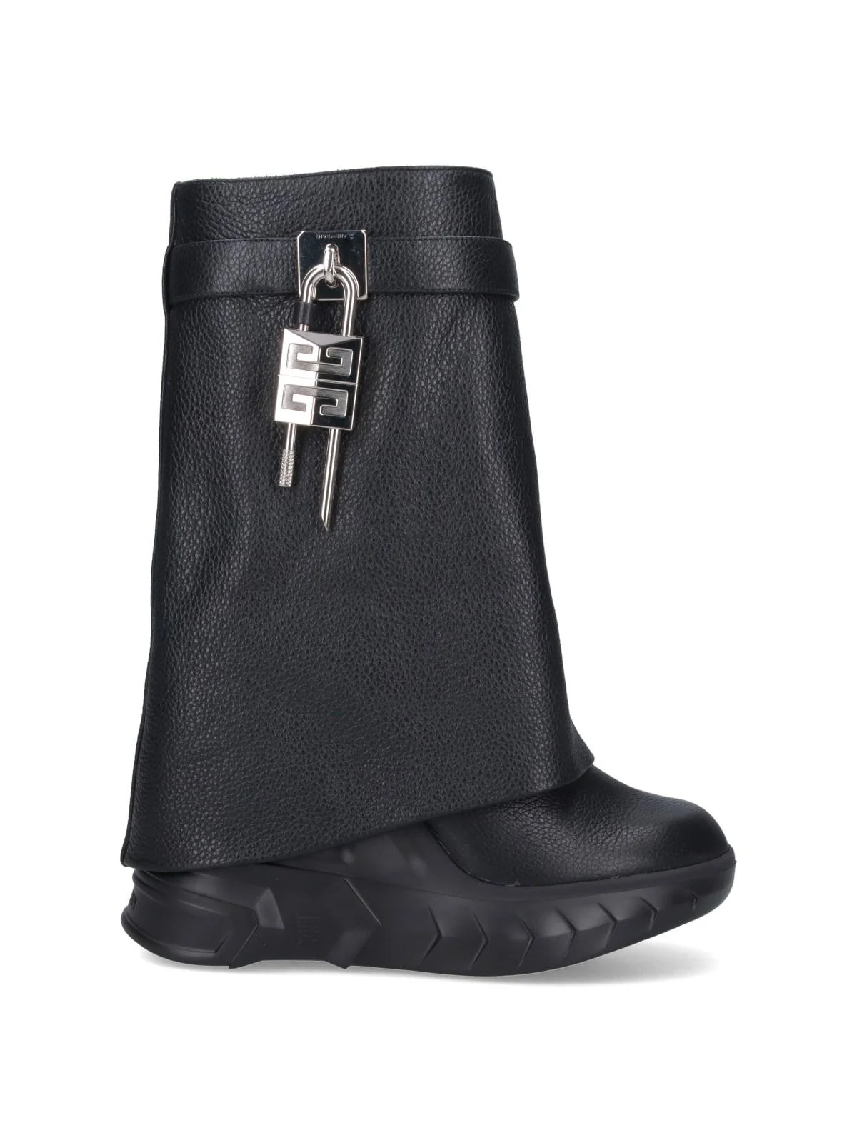 'Shark Lock' biker boots