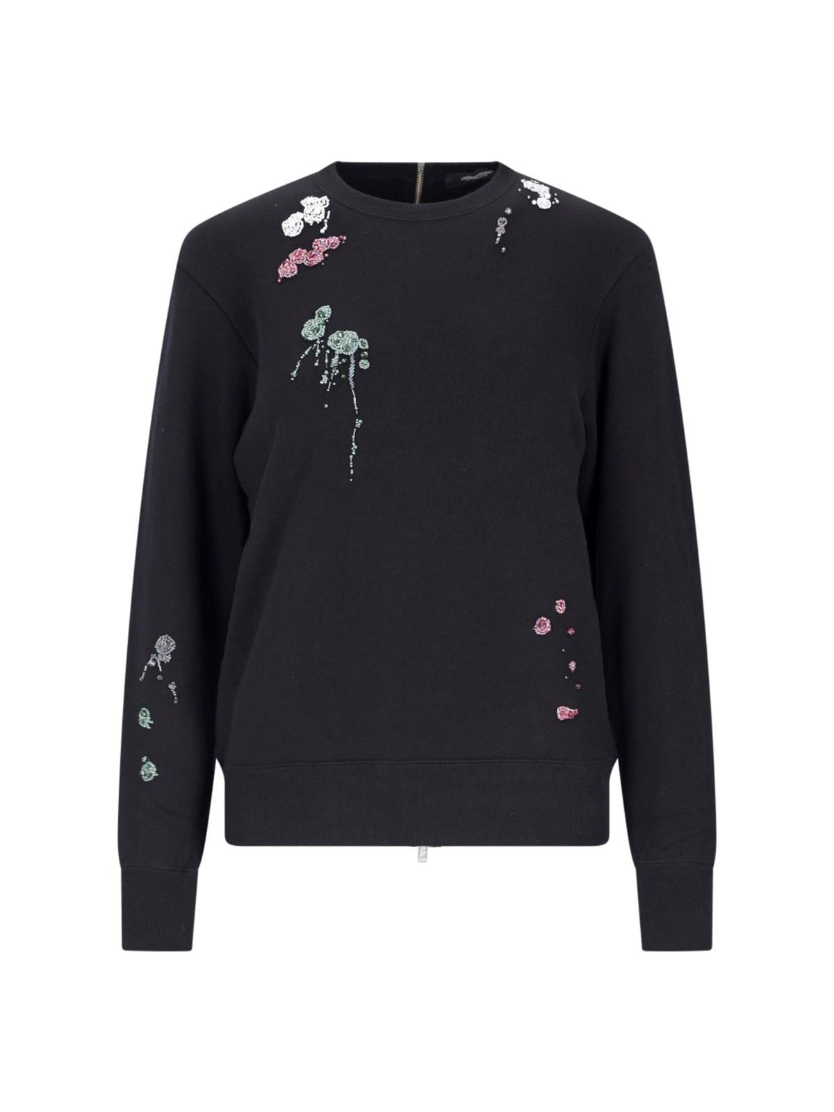 Embroidery crewneck sweatshirt