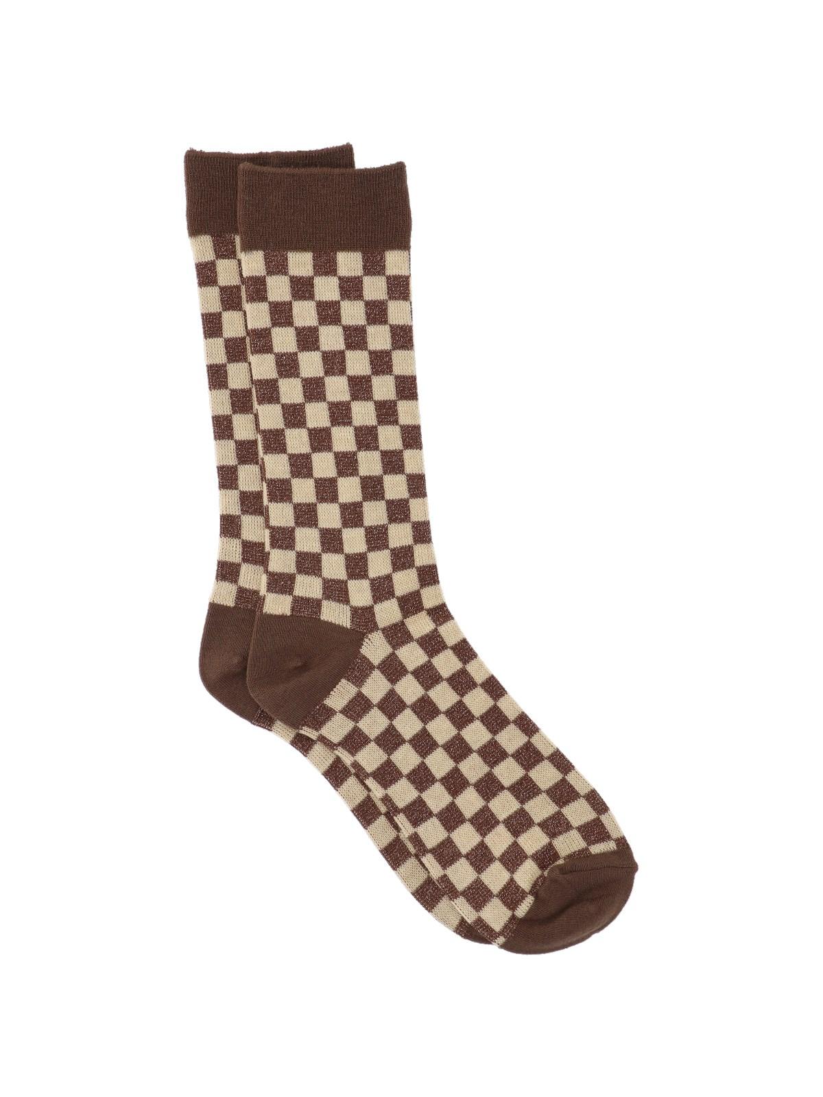 'Checkerboard' socks