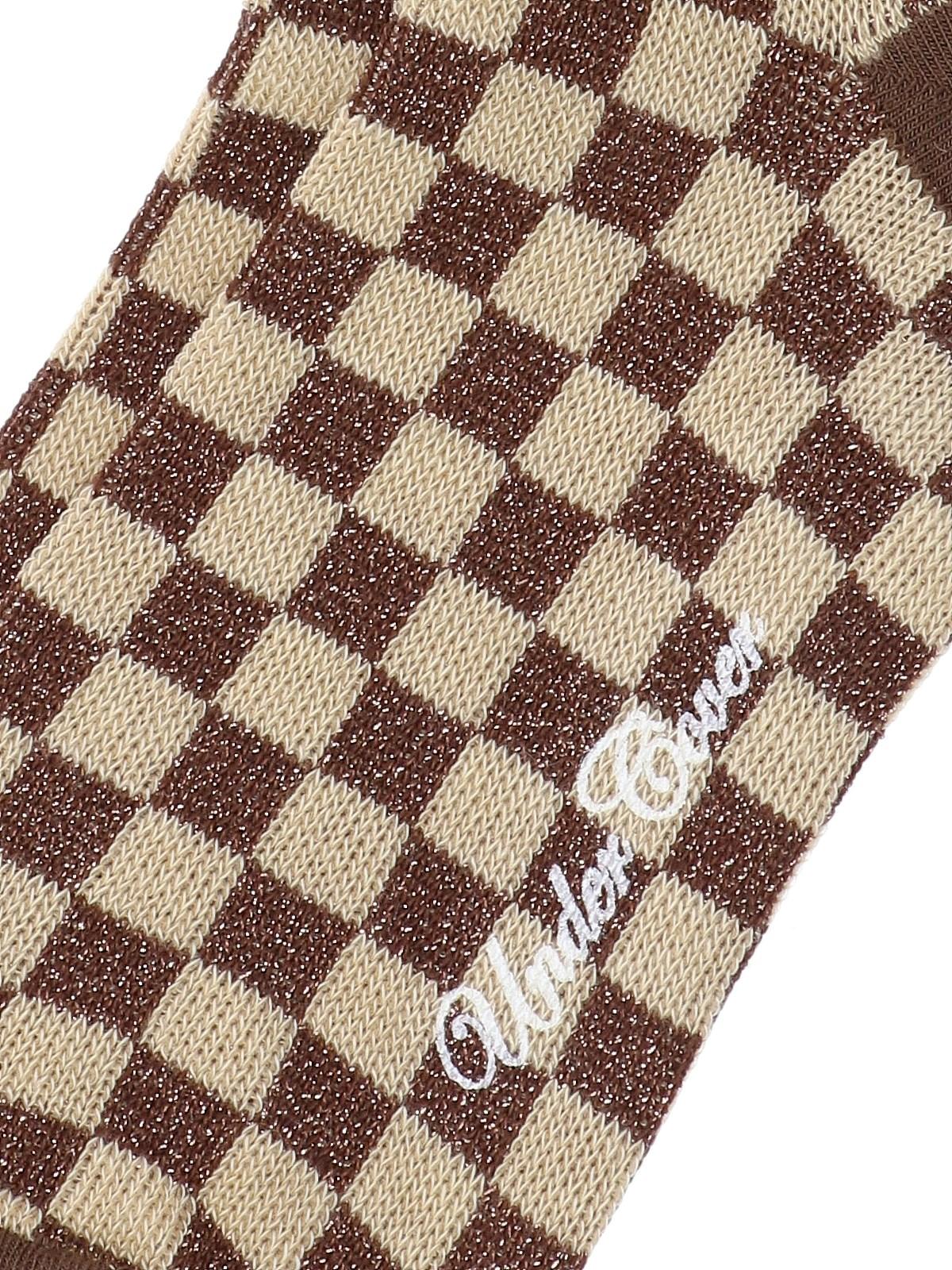 'Checkerboard' socks