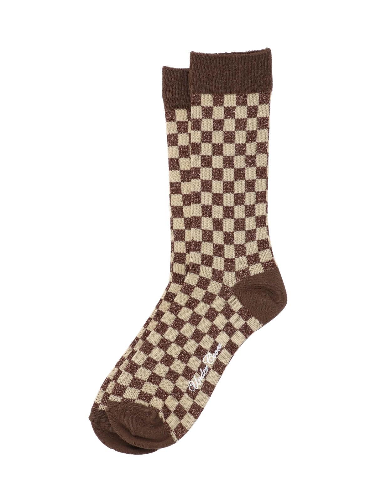 'Checkerboard' socks