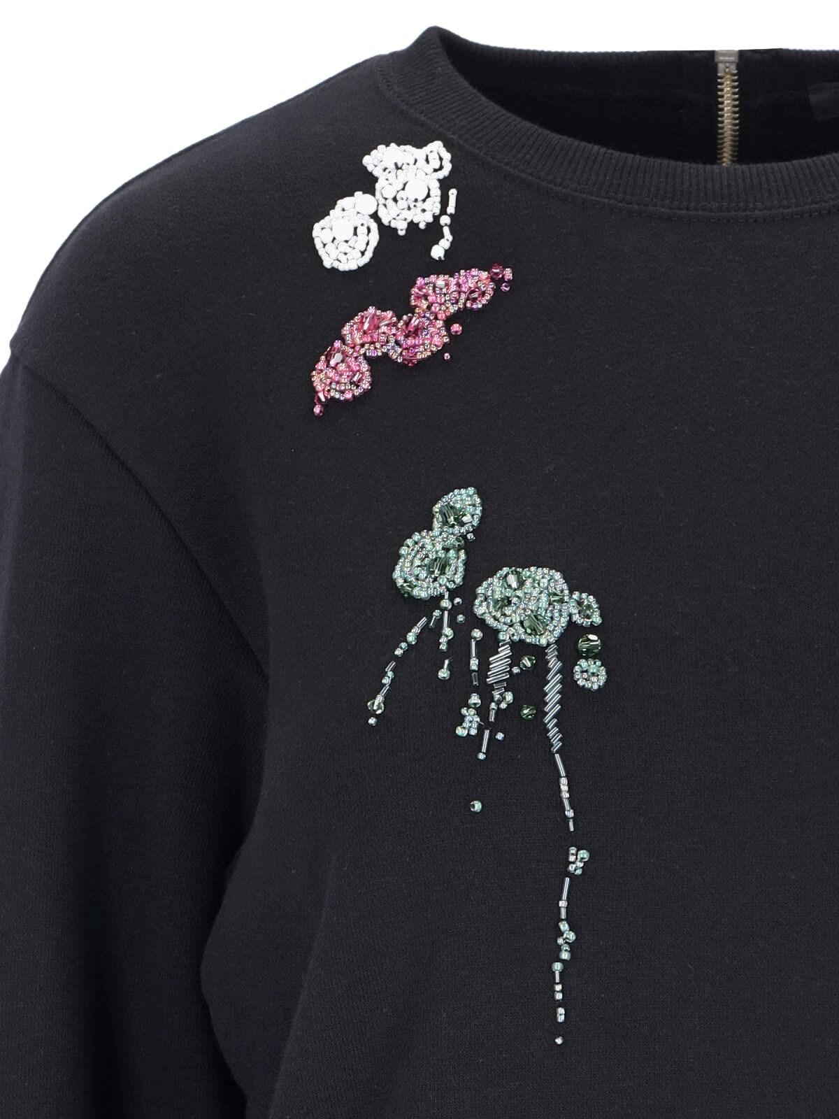 Embroidery crewneck sweatshirt