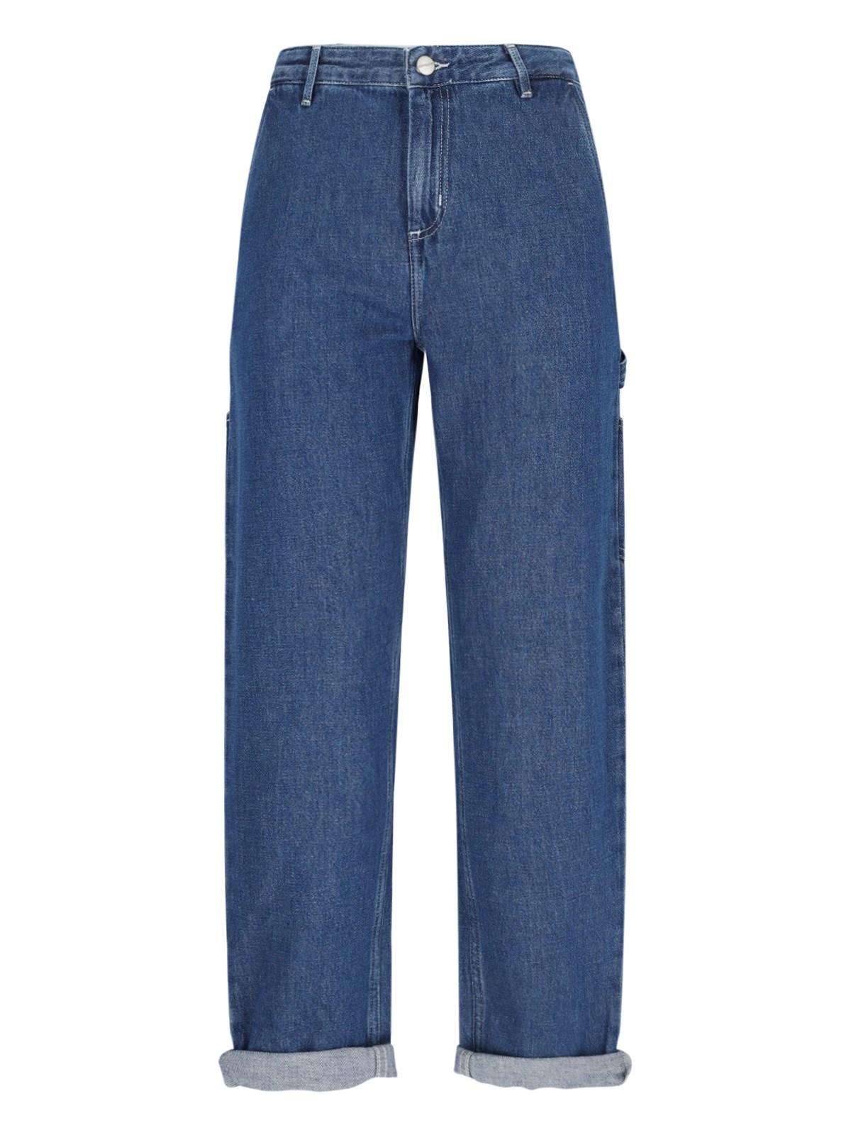 "Pierced" straight jeans