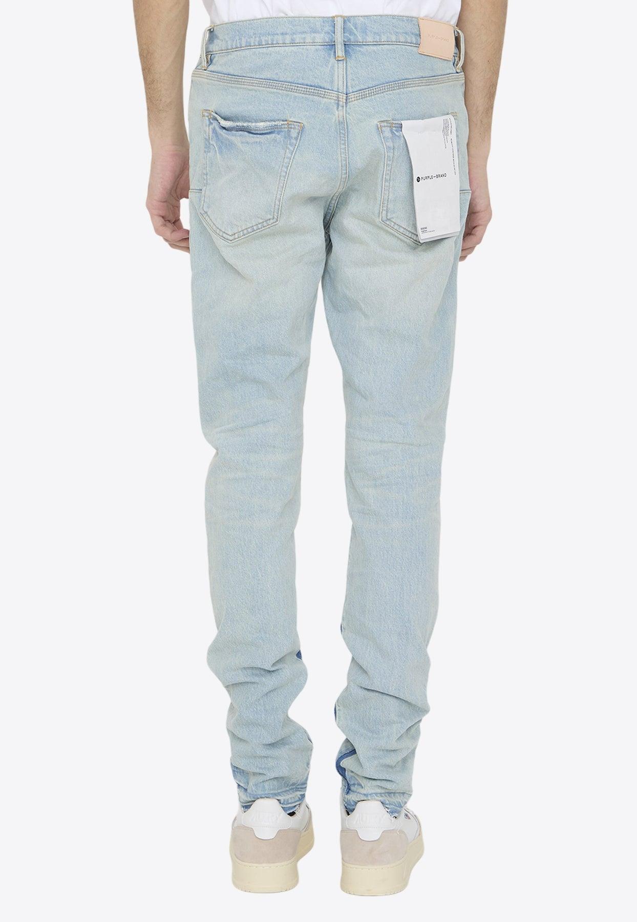 Washed-Out Slim Jeans