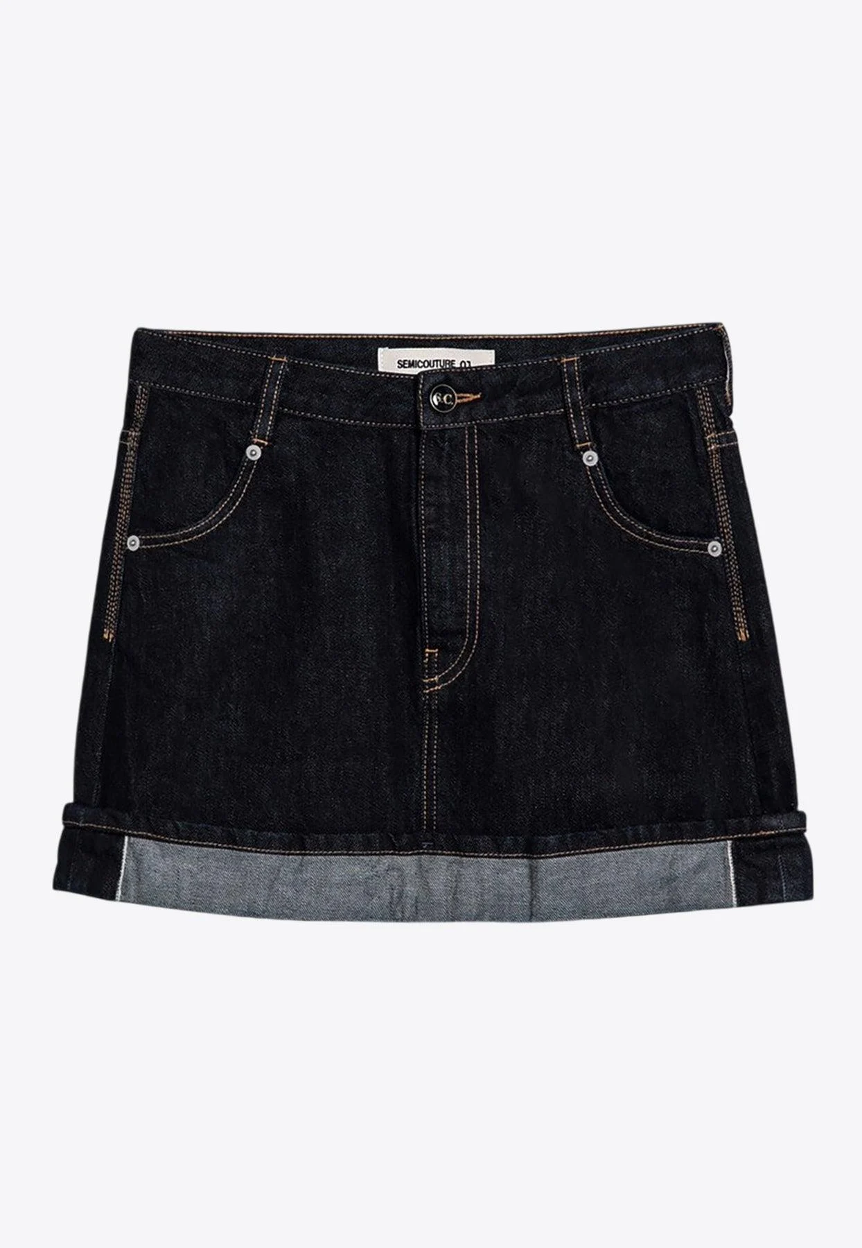 Floriane Mini Denim Skirt