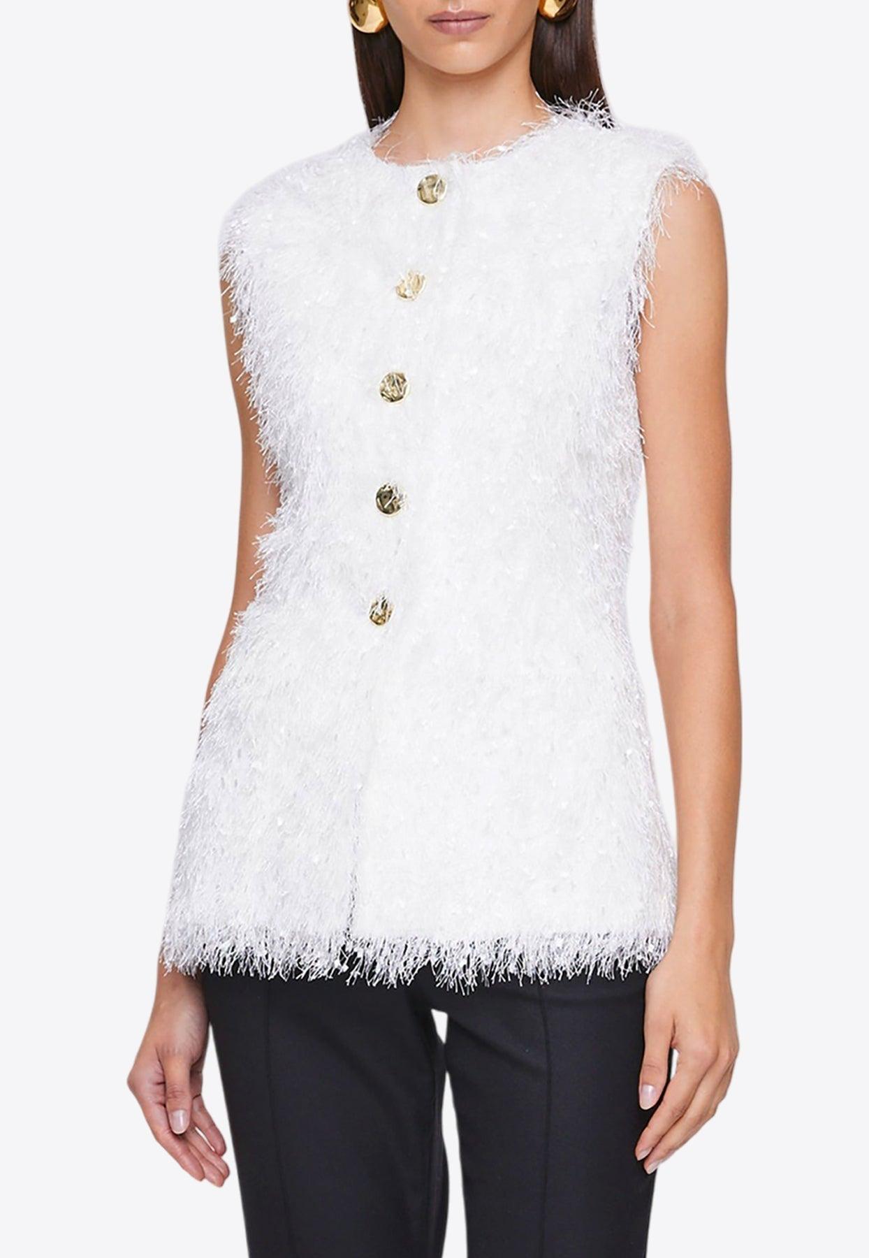 Grace Feather Knit Vest