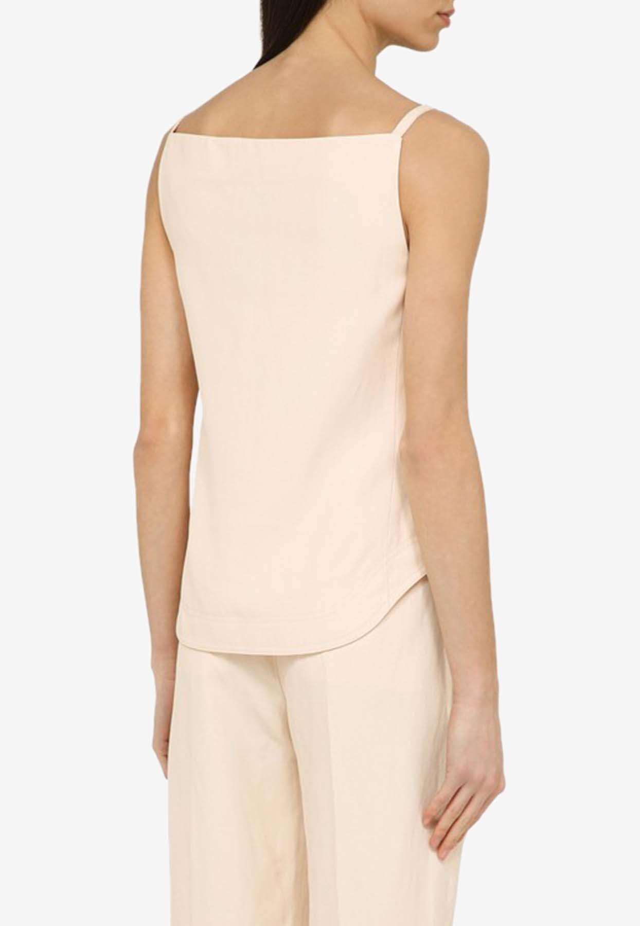 Mihant Boat-Neck Sleeveless Top