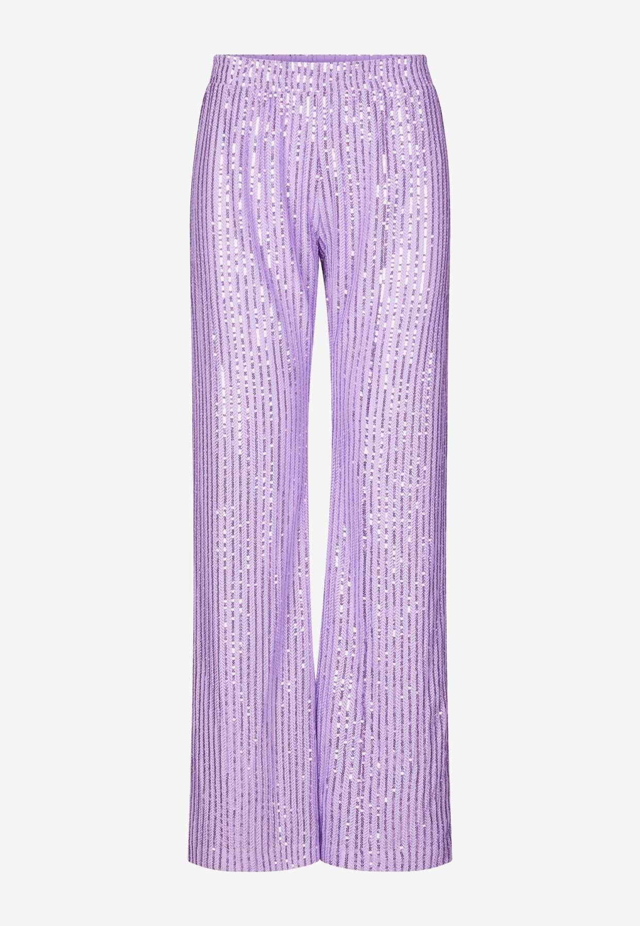 Markus Sequined Straight-Leg Pants