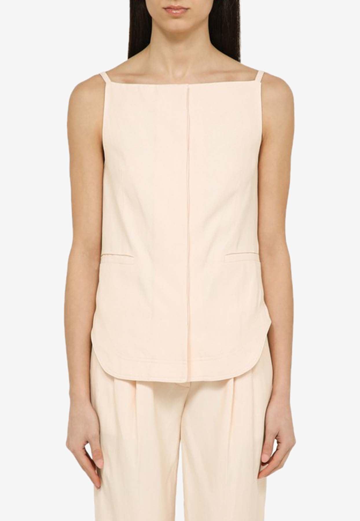 Mihant Boat-Neck Sleeveless Top