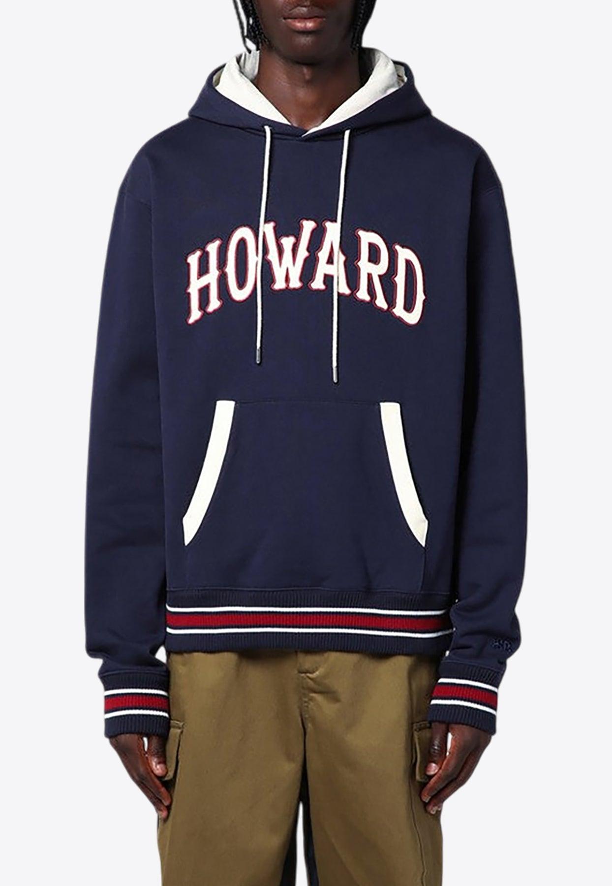 Howard Logo Patch Hooded Sweatshirt