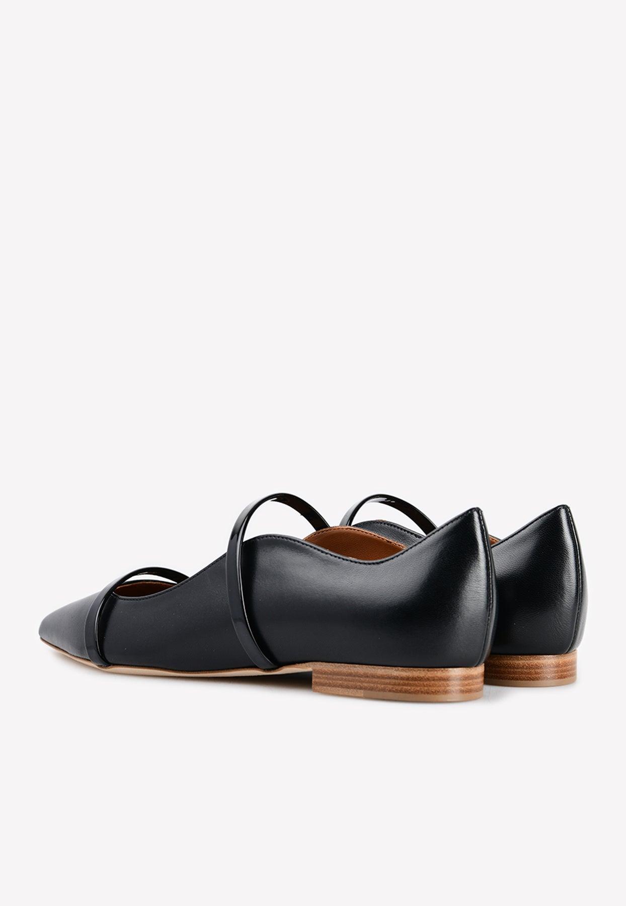 Maureen Flat Mules in Nappa Leather