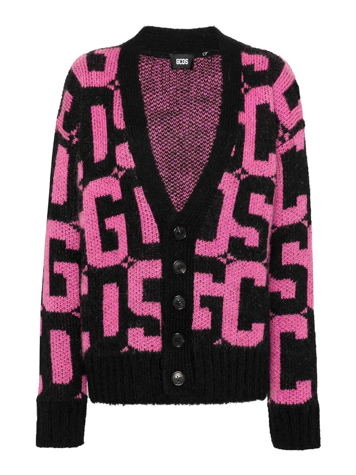 Monogram Buttoned Cardigan