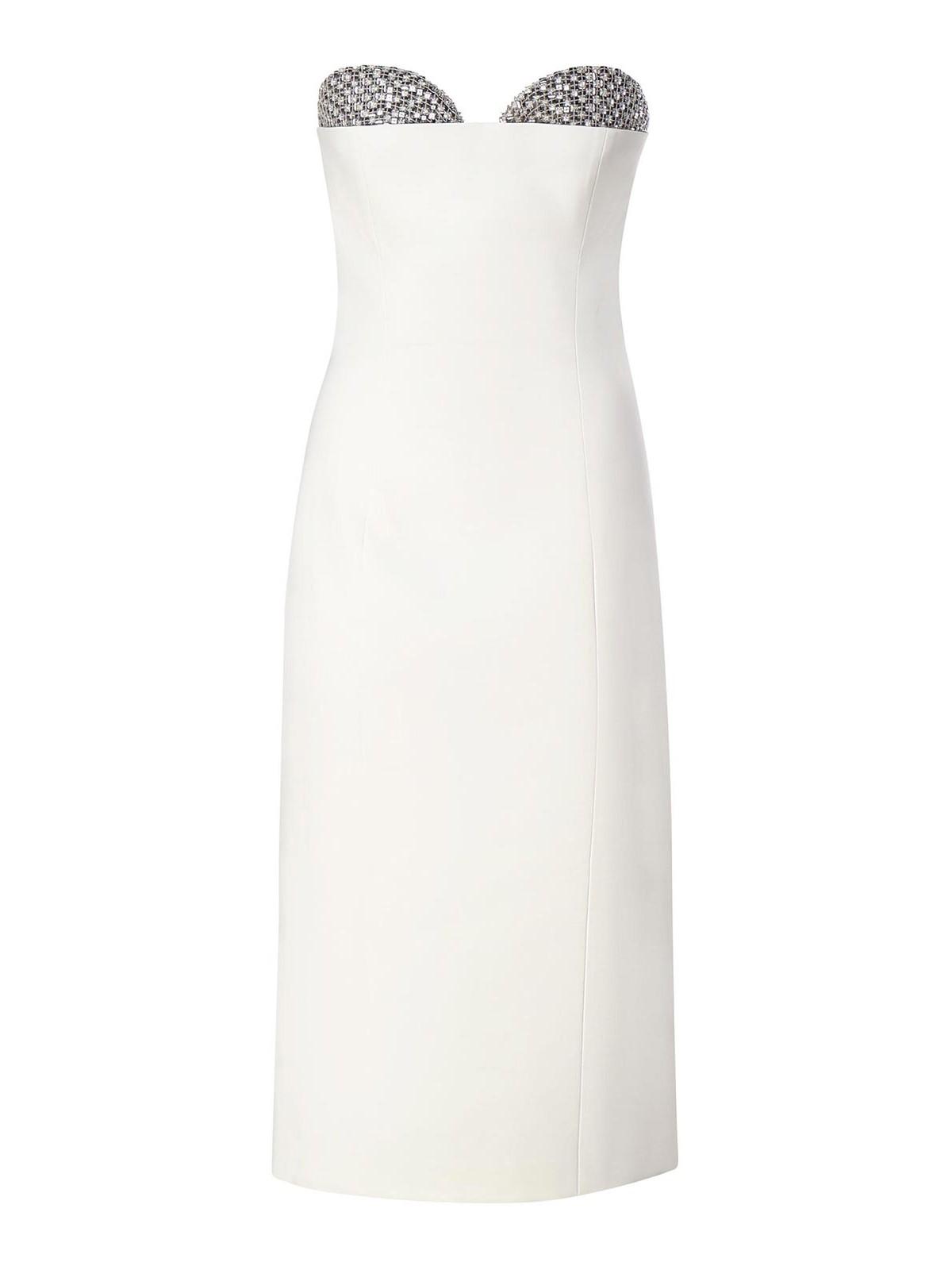 Midi Dress With Sweetheart Neckline