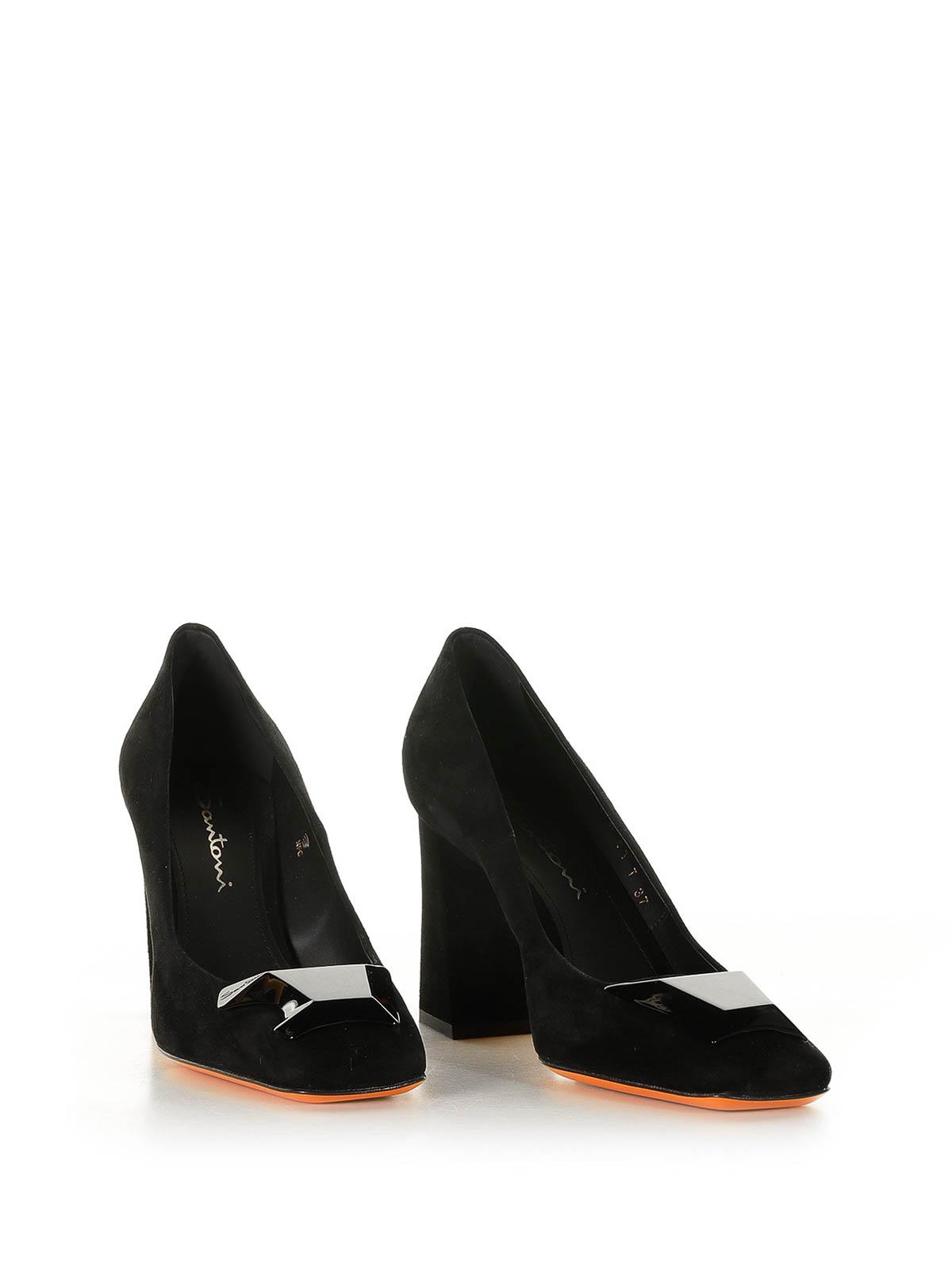 Black Suede Pumps