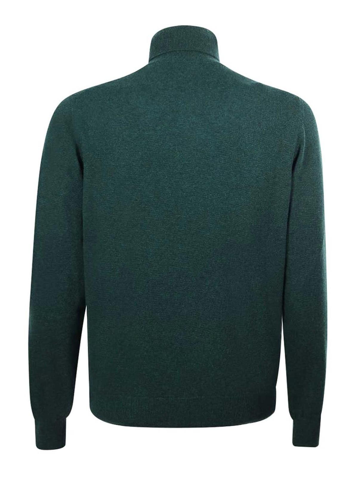 Green Wool Turtleneck