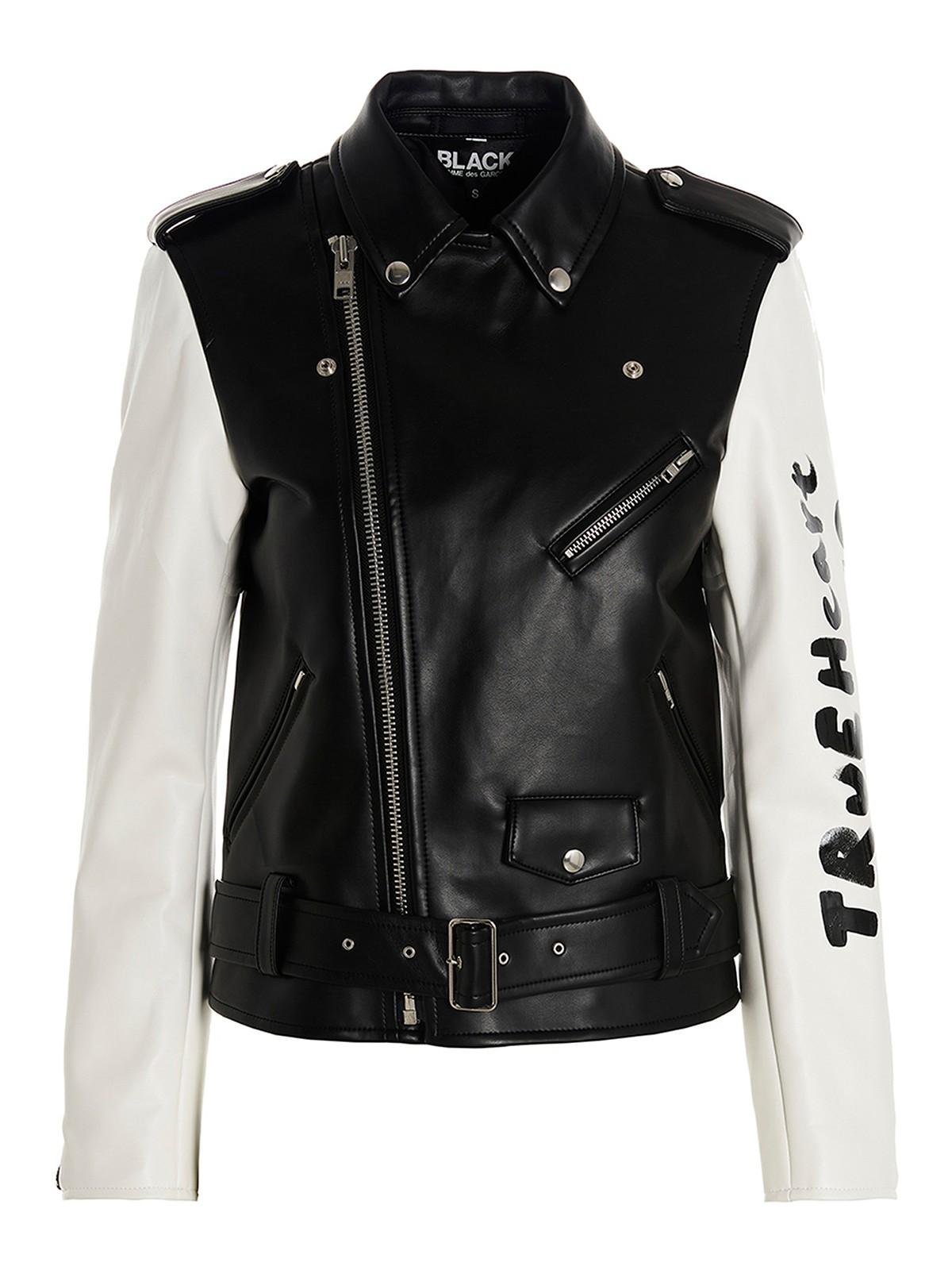 true heart strong mind biker jacket