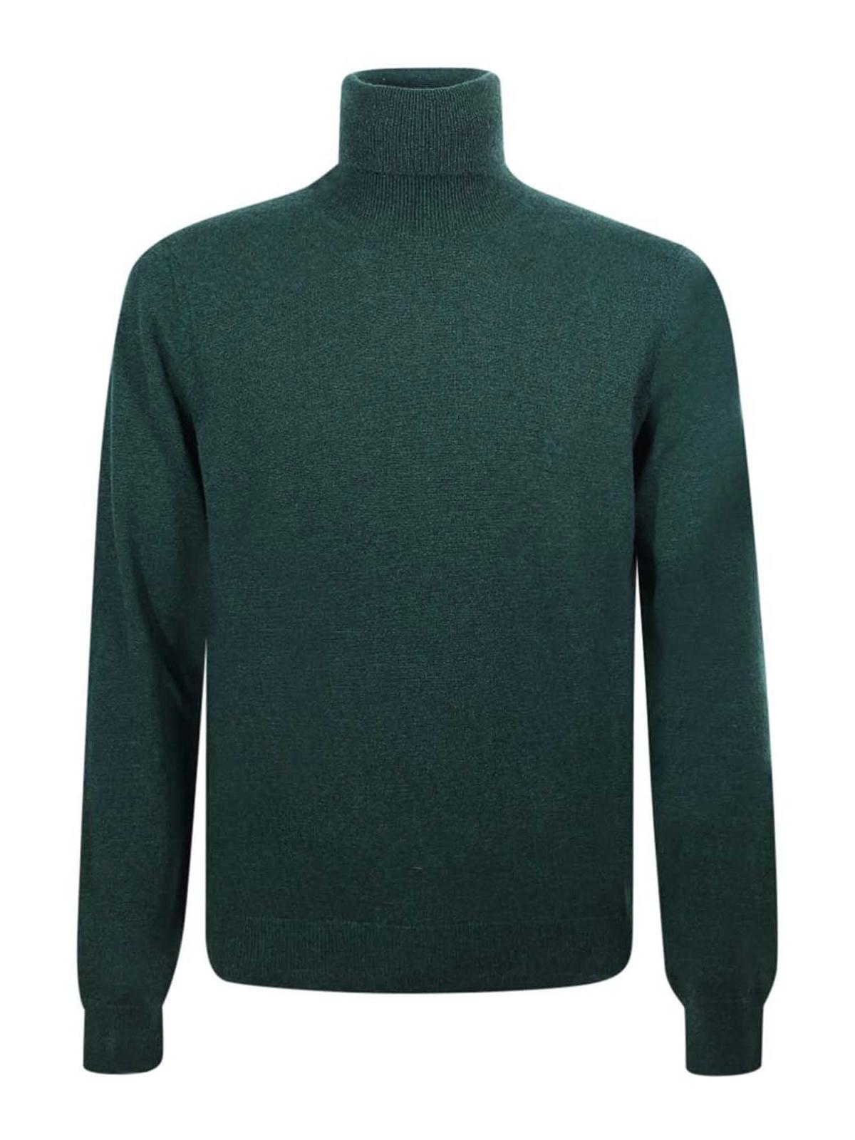 Green Wool Turtleneck