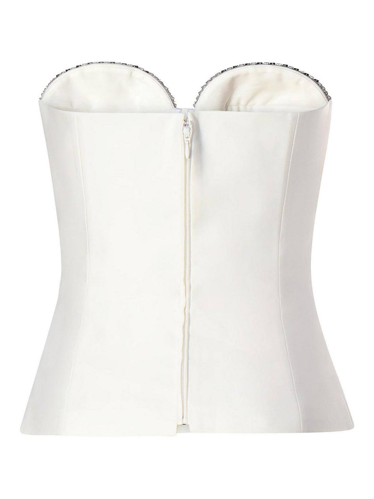 Bodice with sweetheart neckline