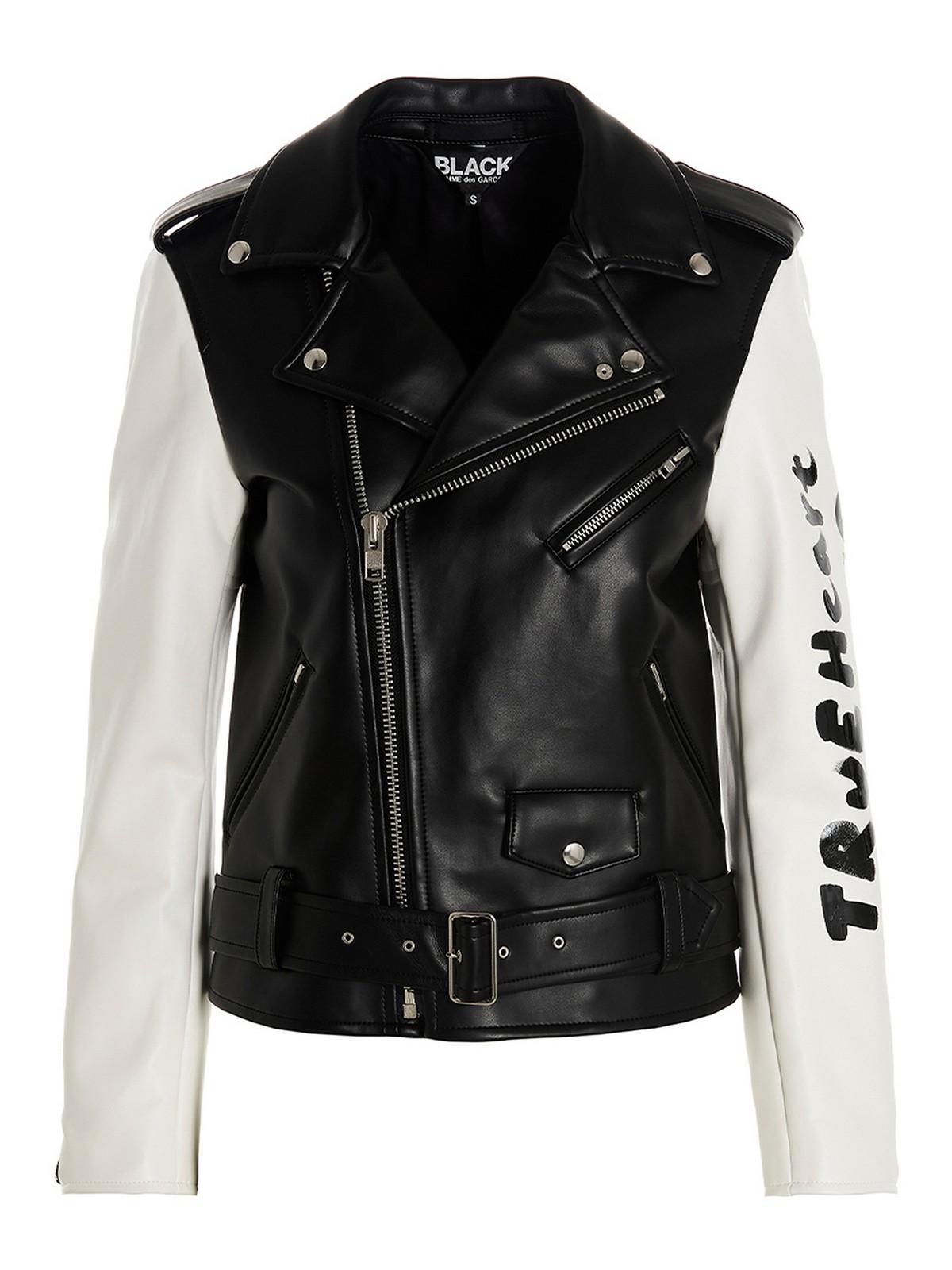 true heart strong mind biker jacket