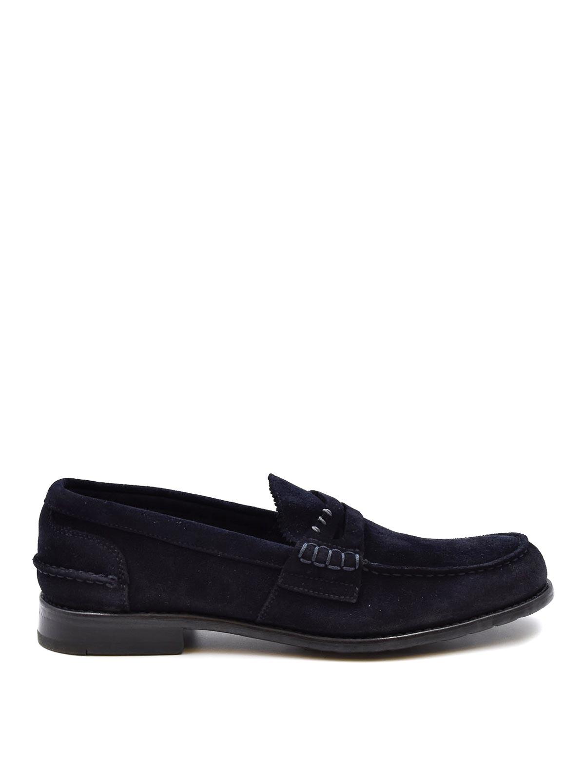 Suede loafers