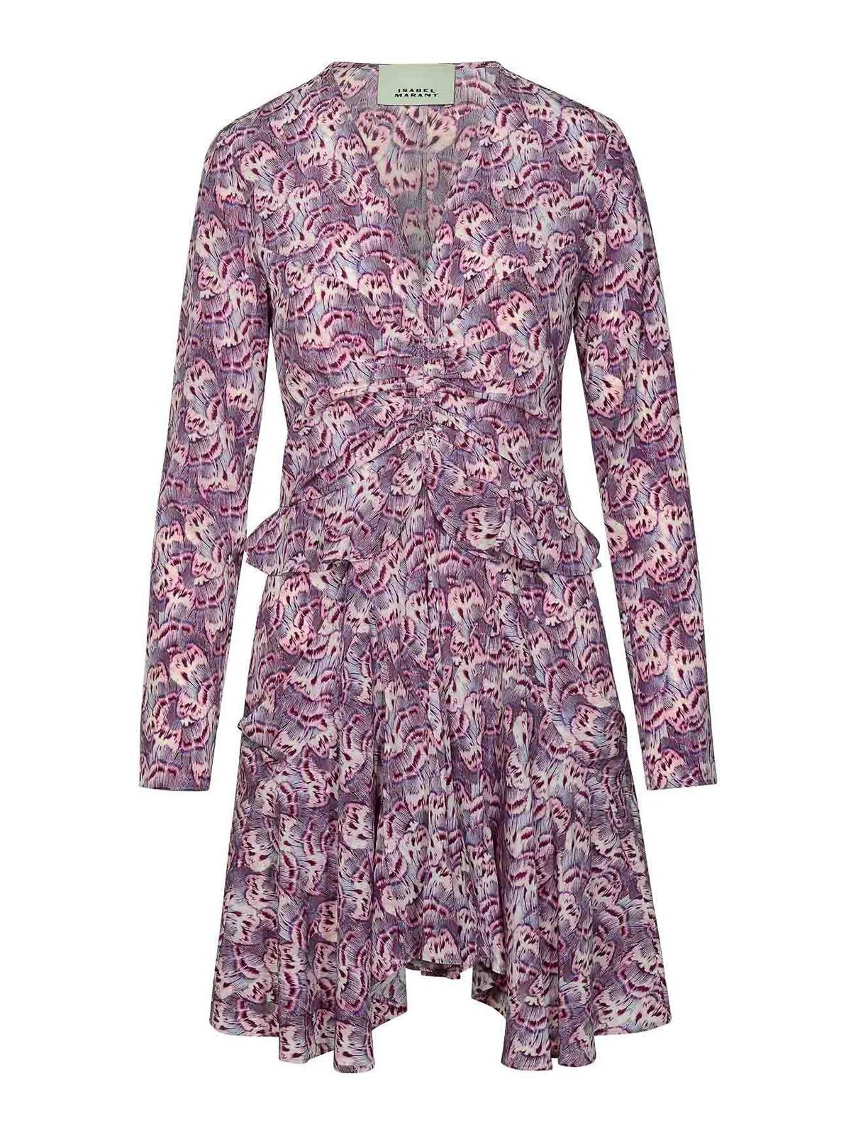 Usmara purple silk dress