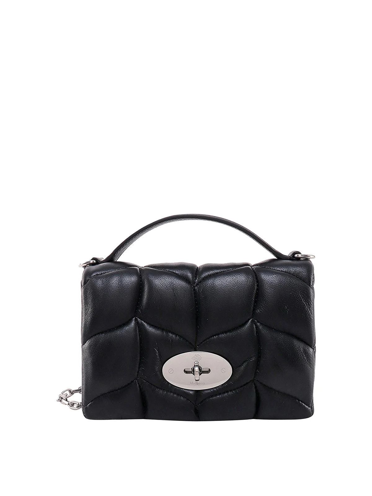 Matelass leather handbag