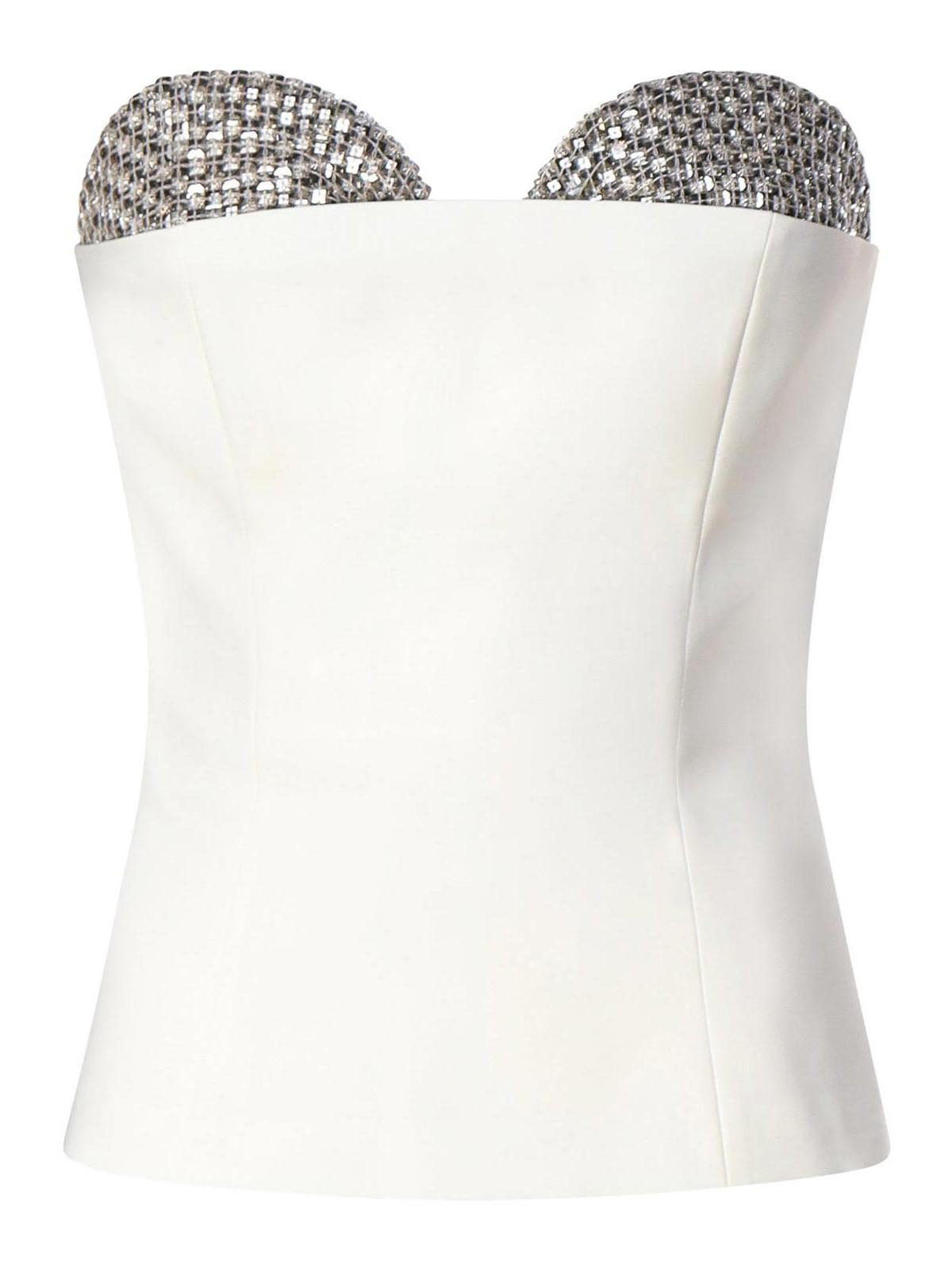 Bodice with sweetheart neckline