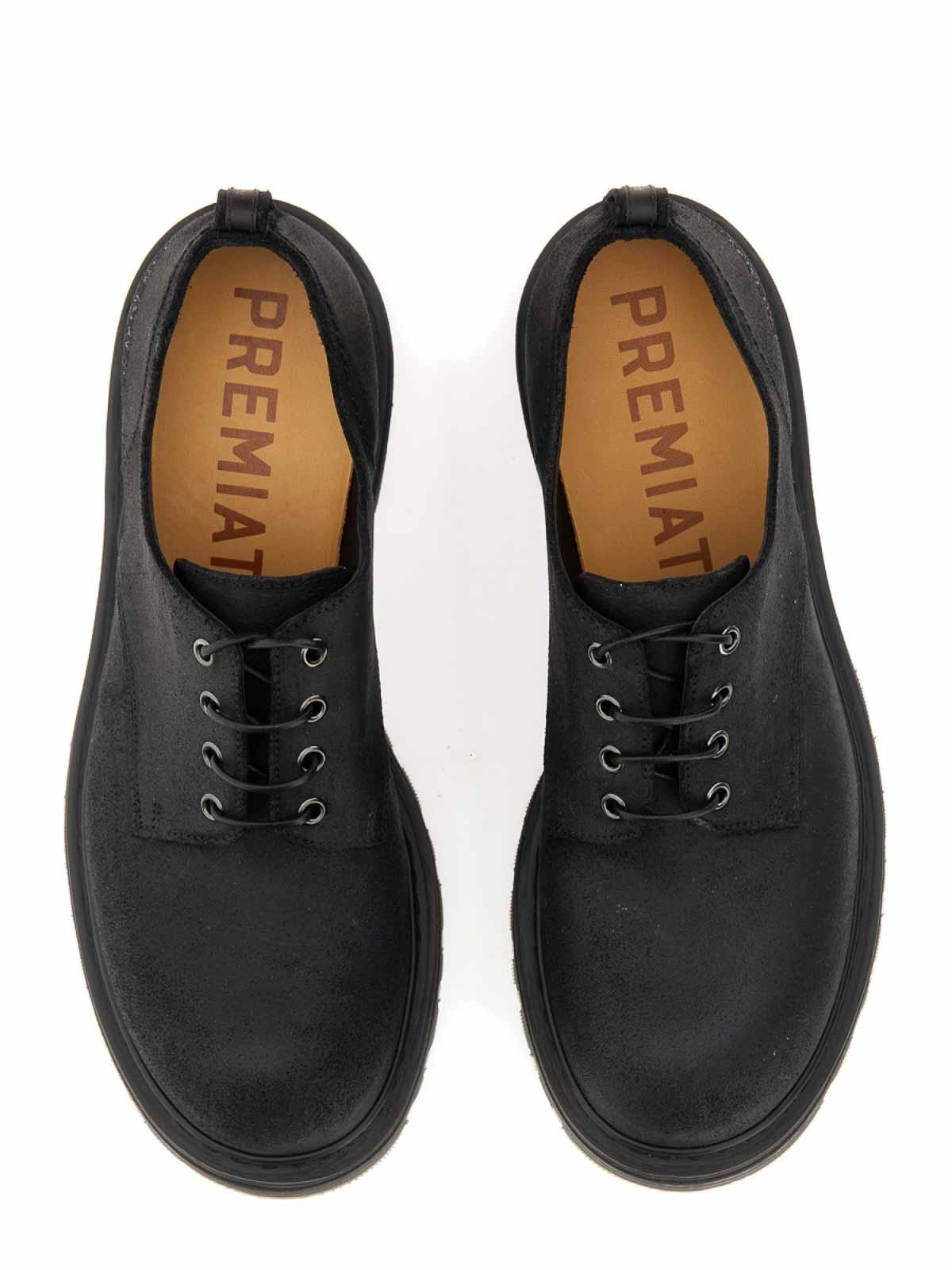 Leather Derby loafers