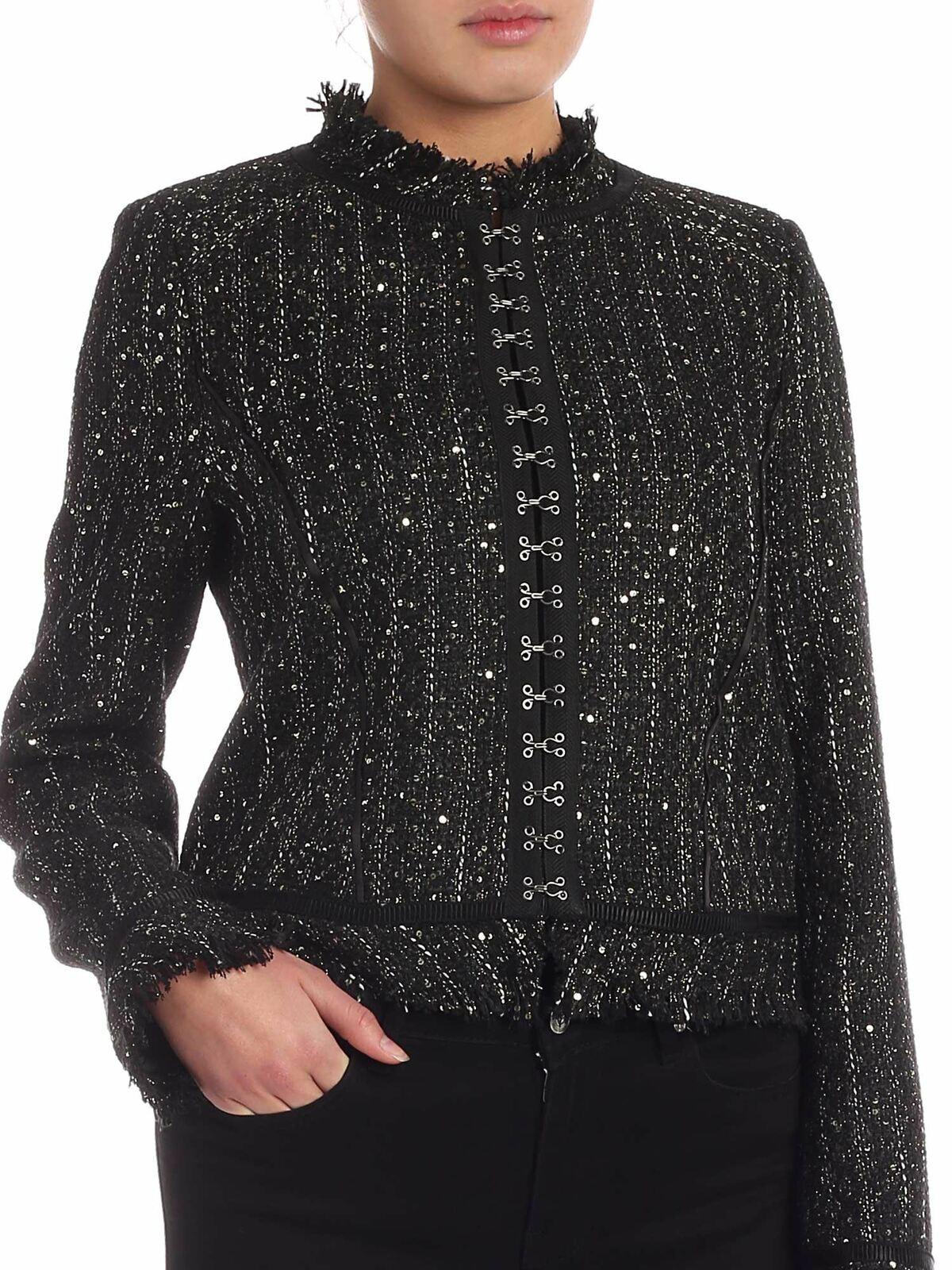 Sparkle Boucle jacket in black