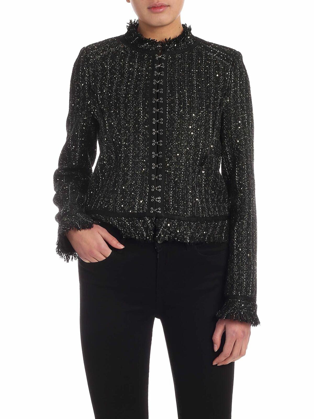 Sparkle Boucle jacket in black