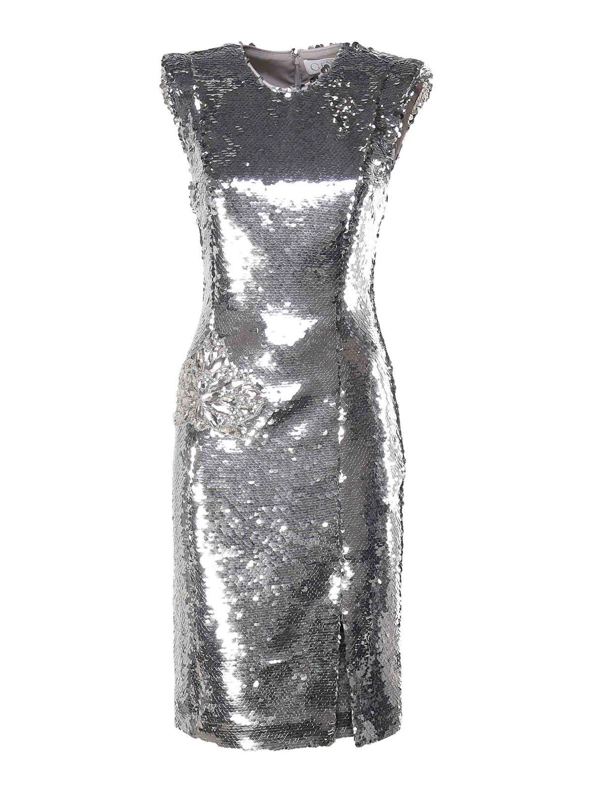 Sequined Midi Dress