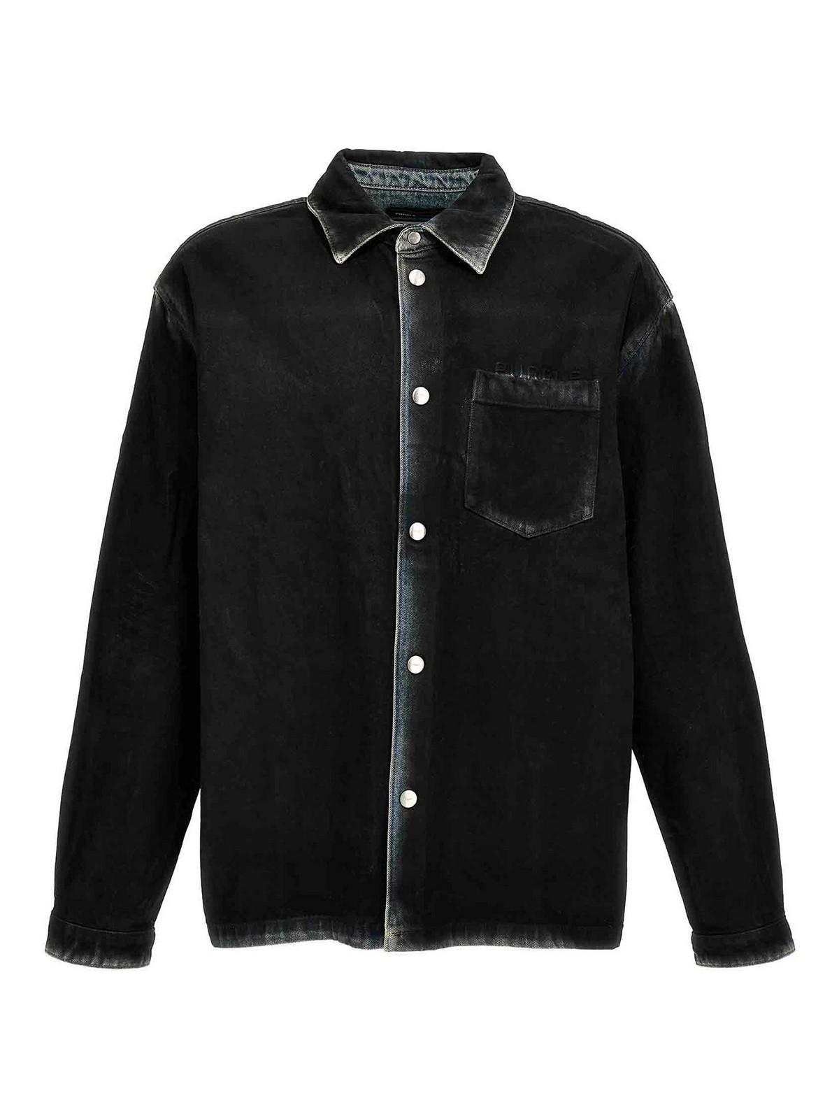 Smeared effect overshirt