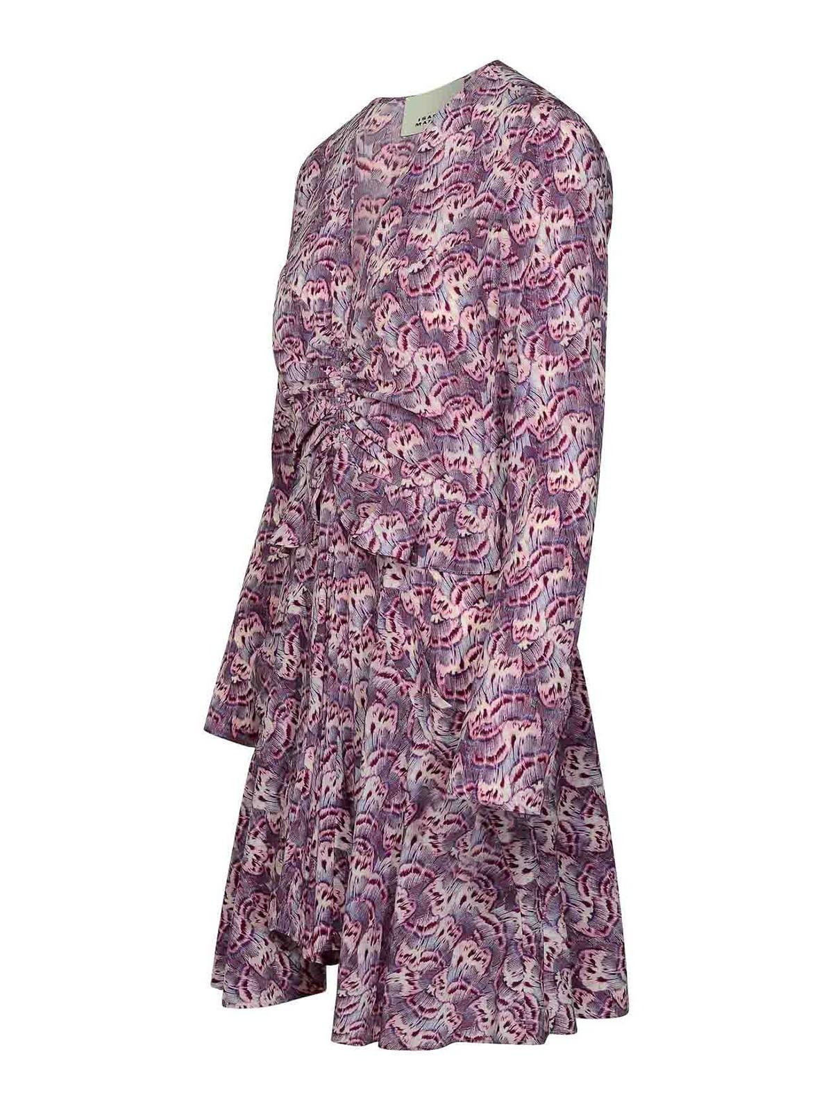 Usmara purple silk dress