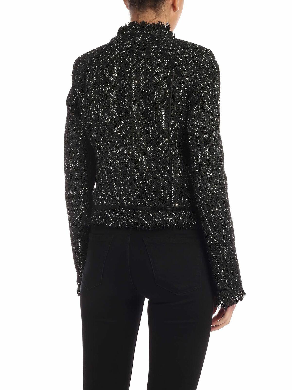 Sparkle Boucle jacket in black