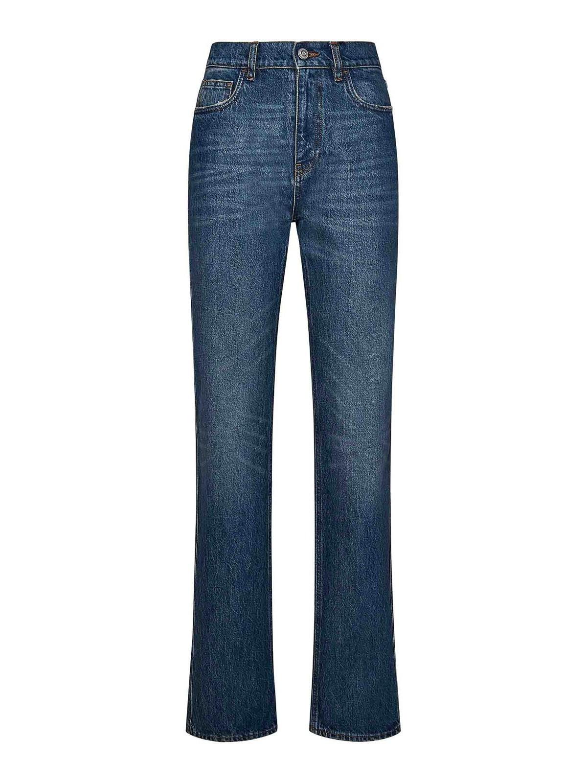 High-Waisted Slim Fit Jeans