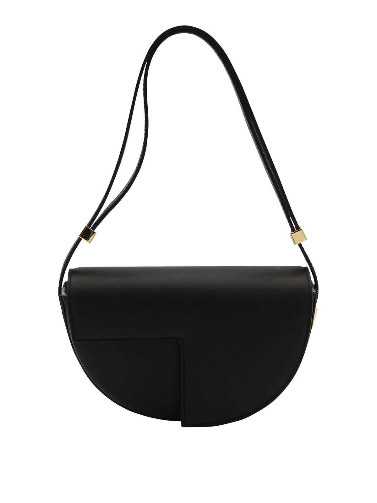 Black Leather Le Petit Shoulder Bag