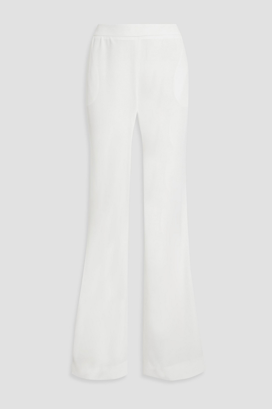 Crepe flared pants