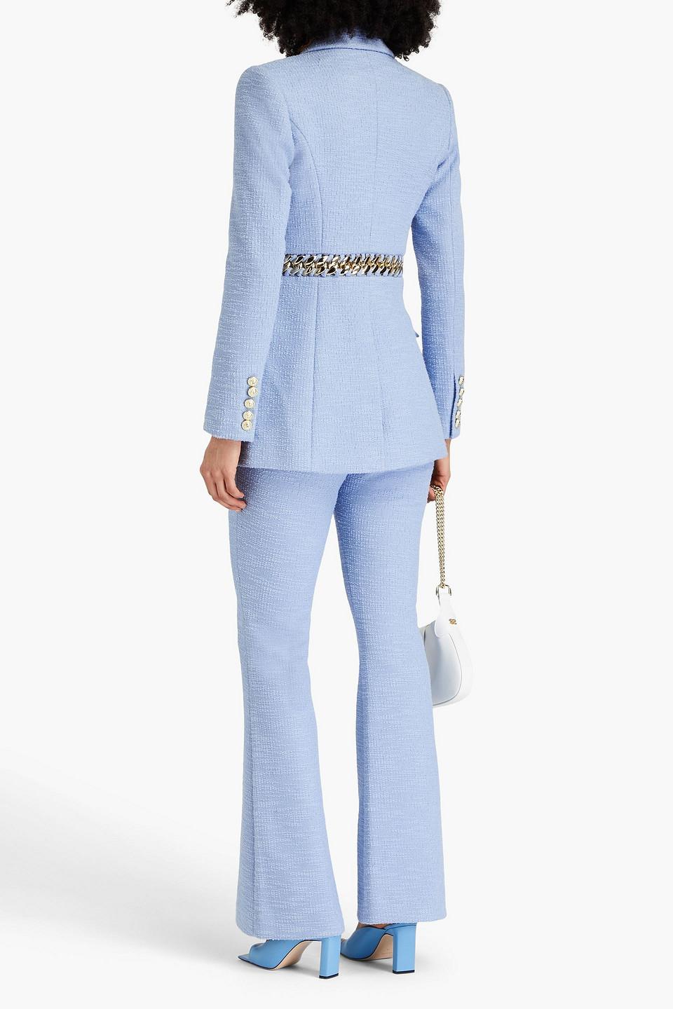 Carine chain-embellished tweed blazer