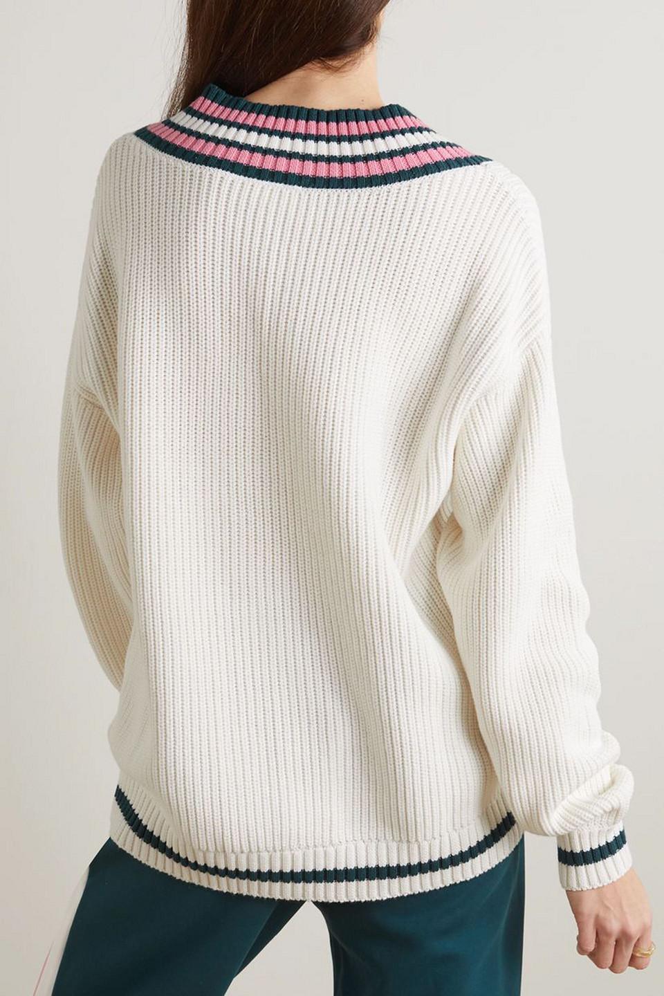 Louie striped cotton sweater