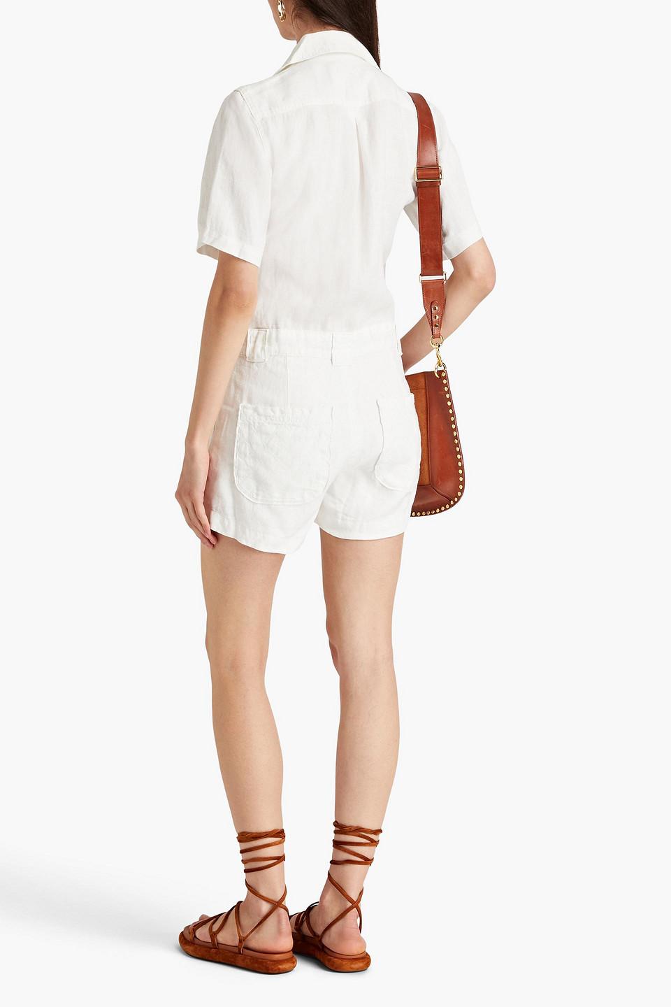 Hannah linen playsuit