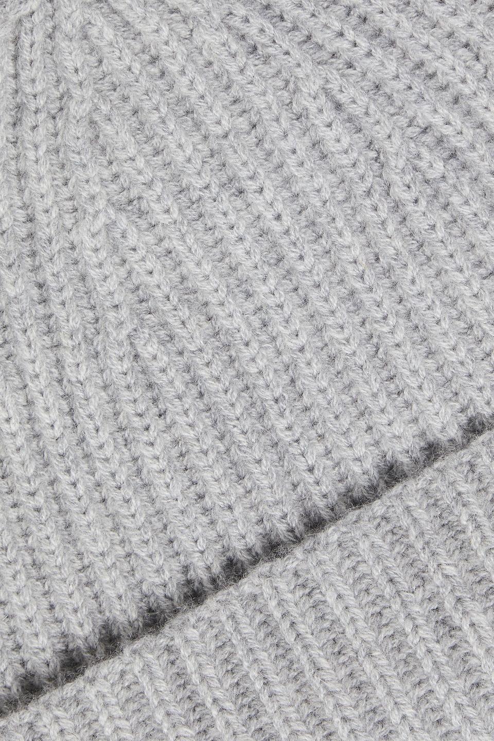 Lutz ribbed cashmere beanie