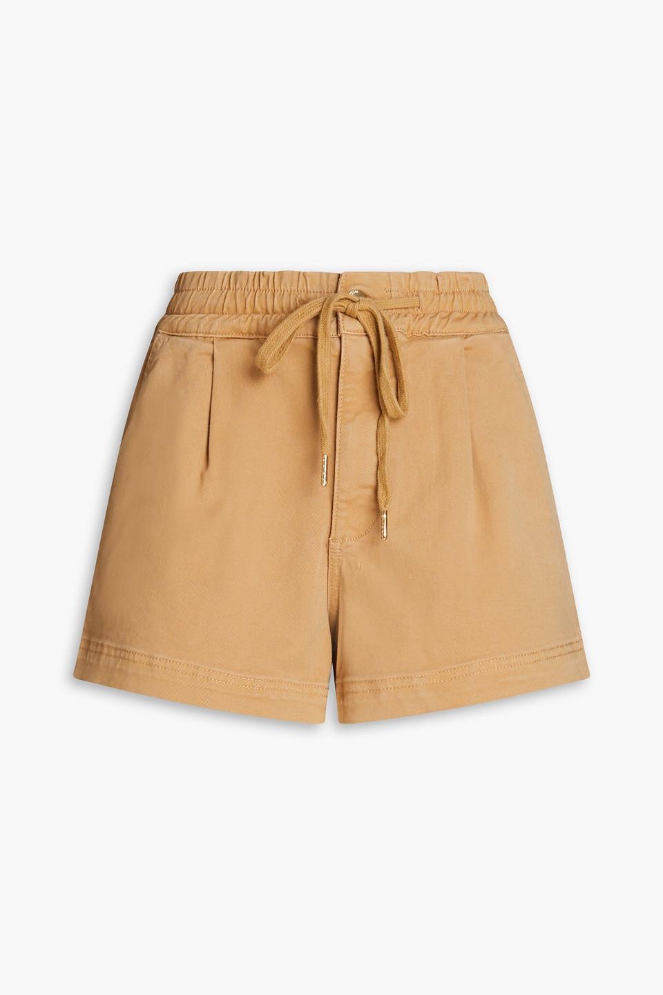 Rylan cotton-blend twill shorts