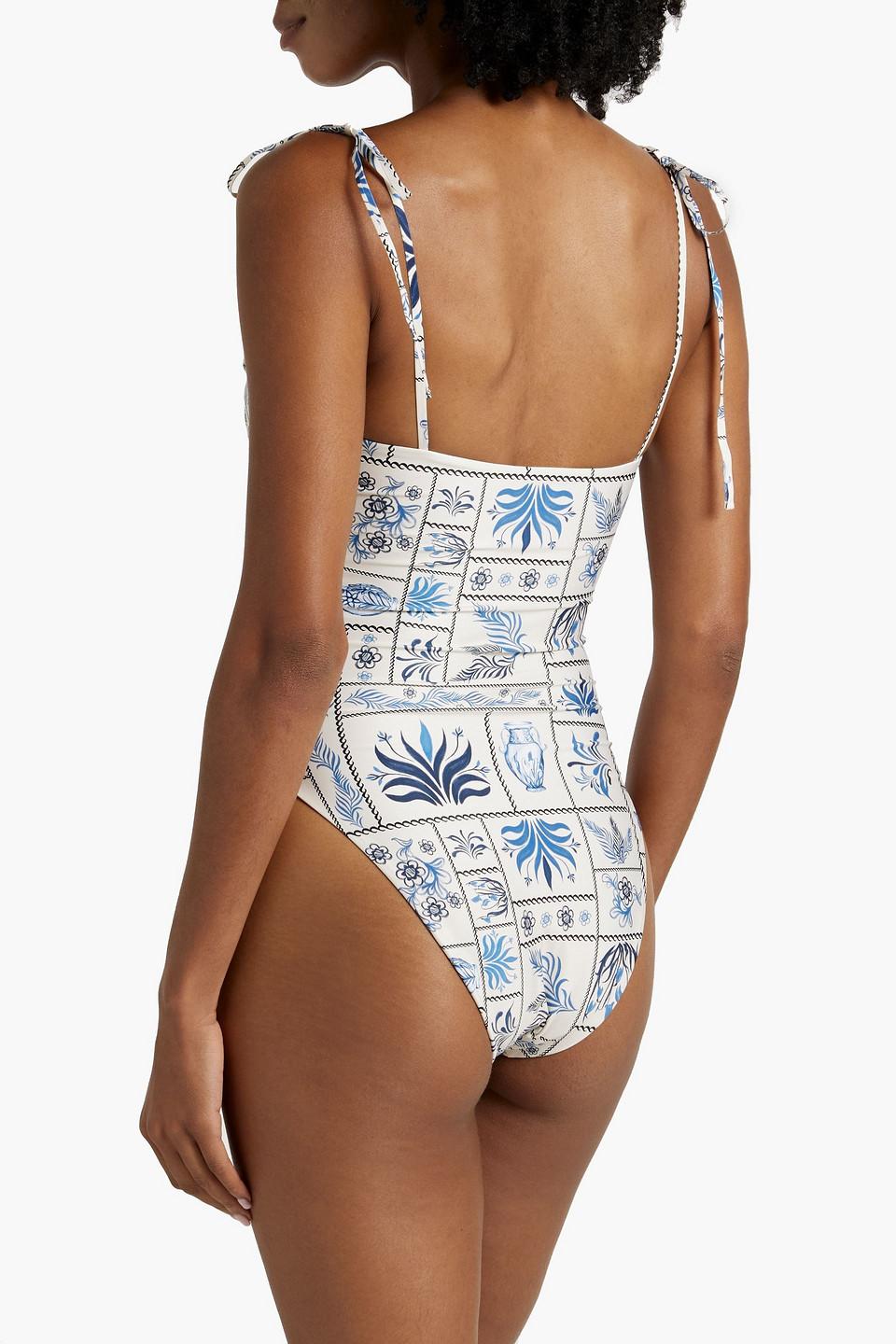 Ebano Tinaja floral-print swimsuit