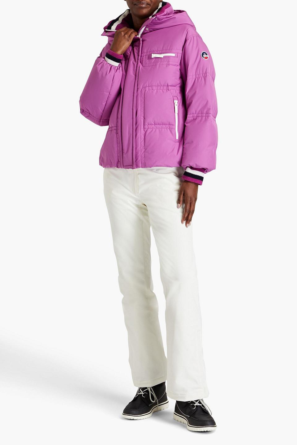 Hortensa quilted hooded down ski jacket