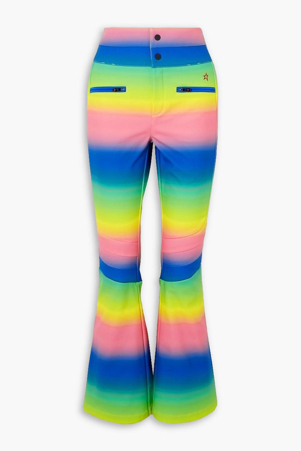 Aurora mid-rise flared ski pants