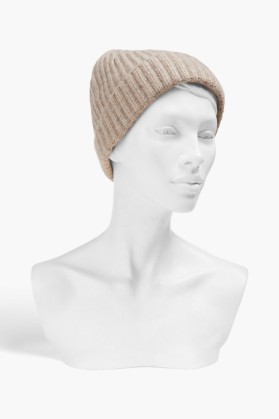 Lutz ribbed cashmere beanie