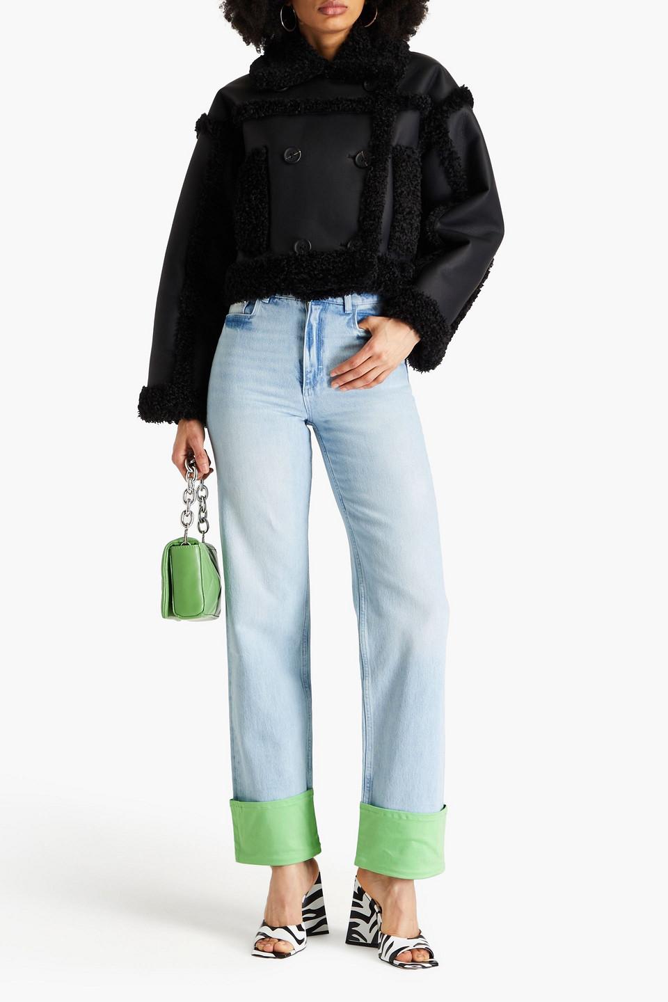 Poppy high-rise straight-leg jeans