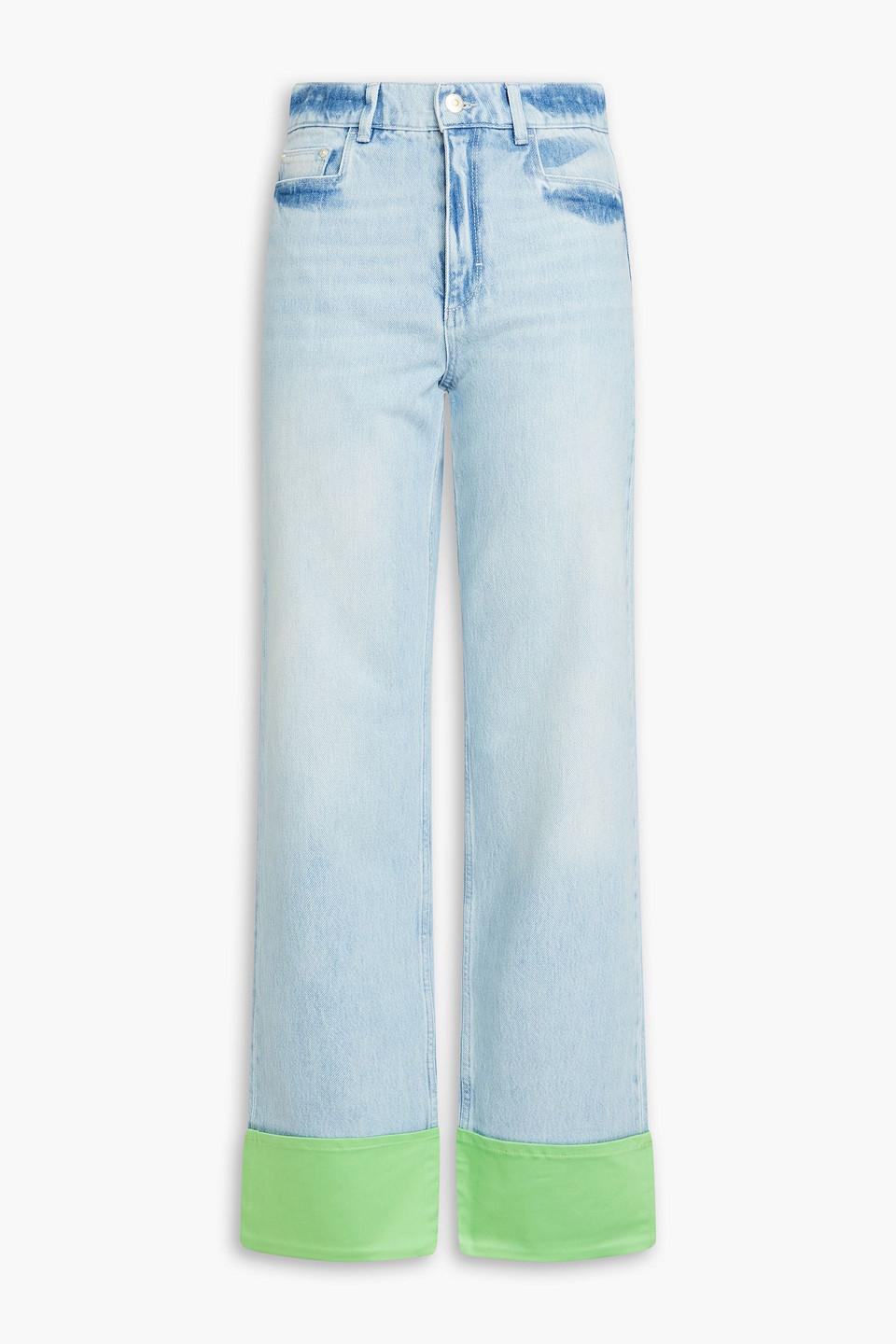 Poppy high-rise straight-leg jeans