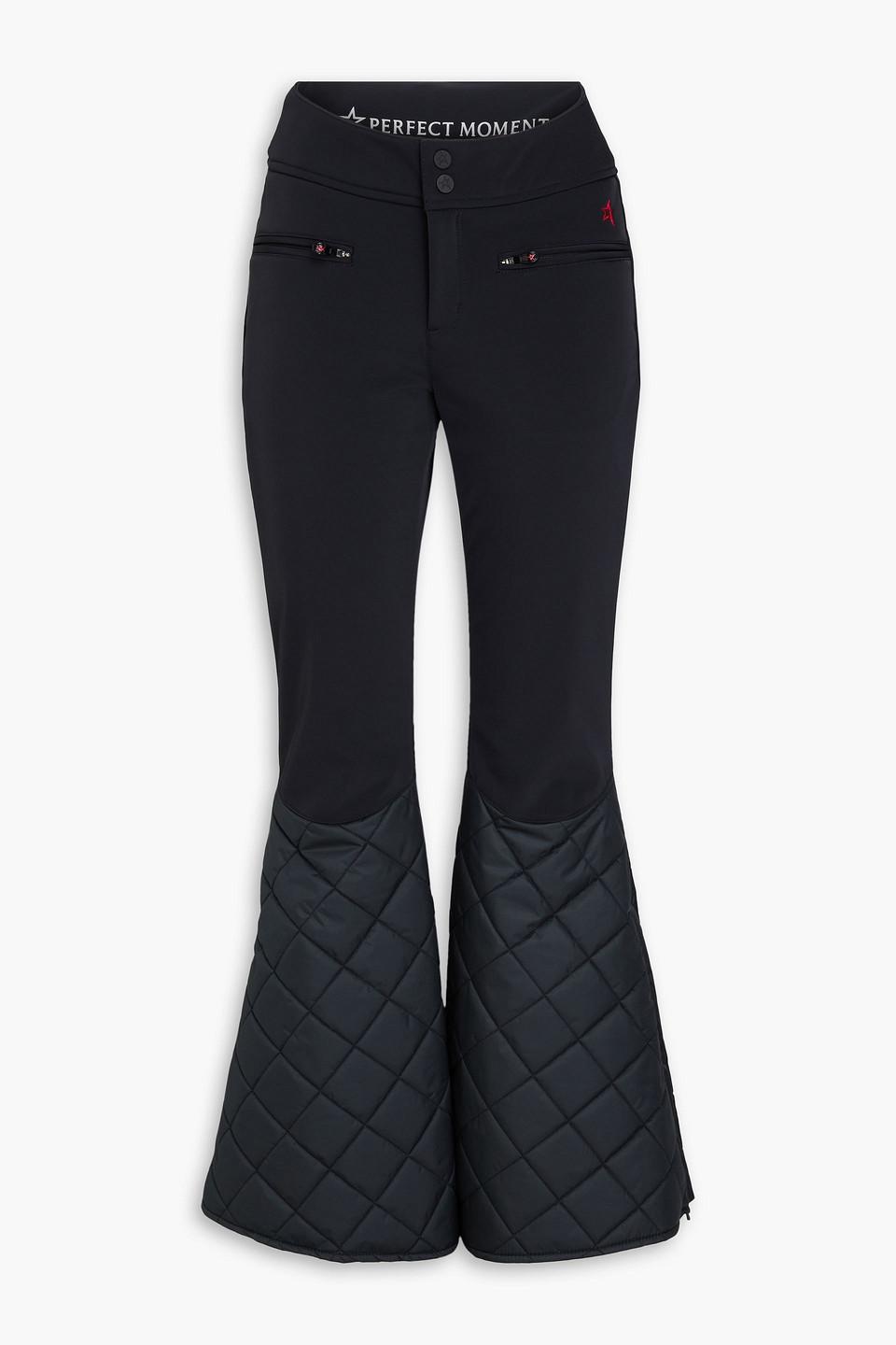 Cordova quilted flared ski pants